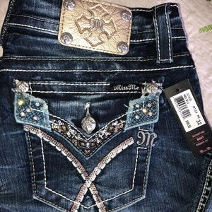Miss Me Jeans-Signature boot, Size: 32